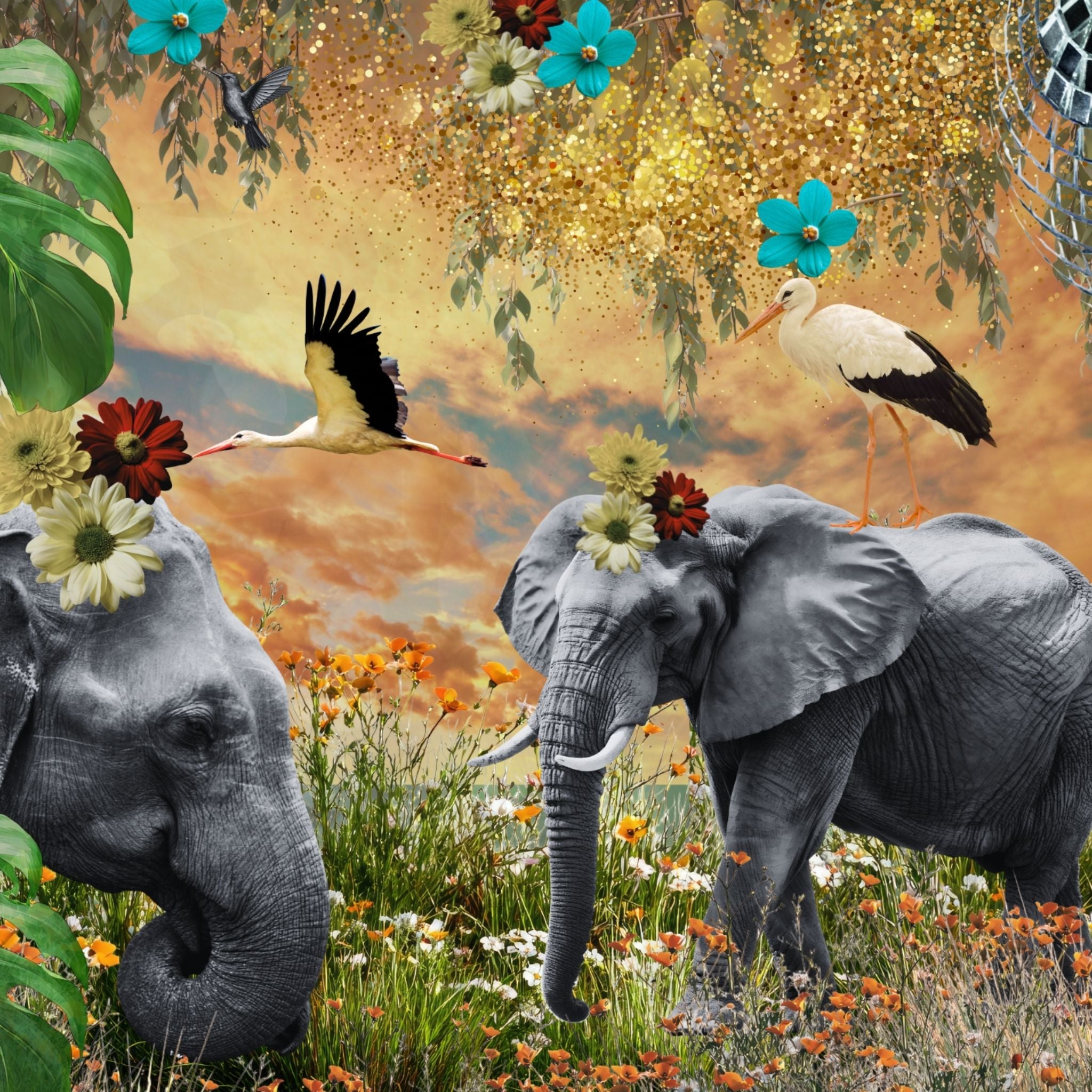 Paradise collage — A4 Limited Edition (25)