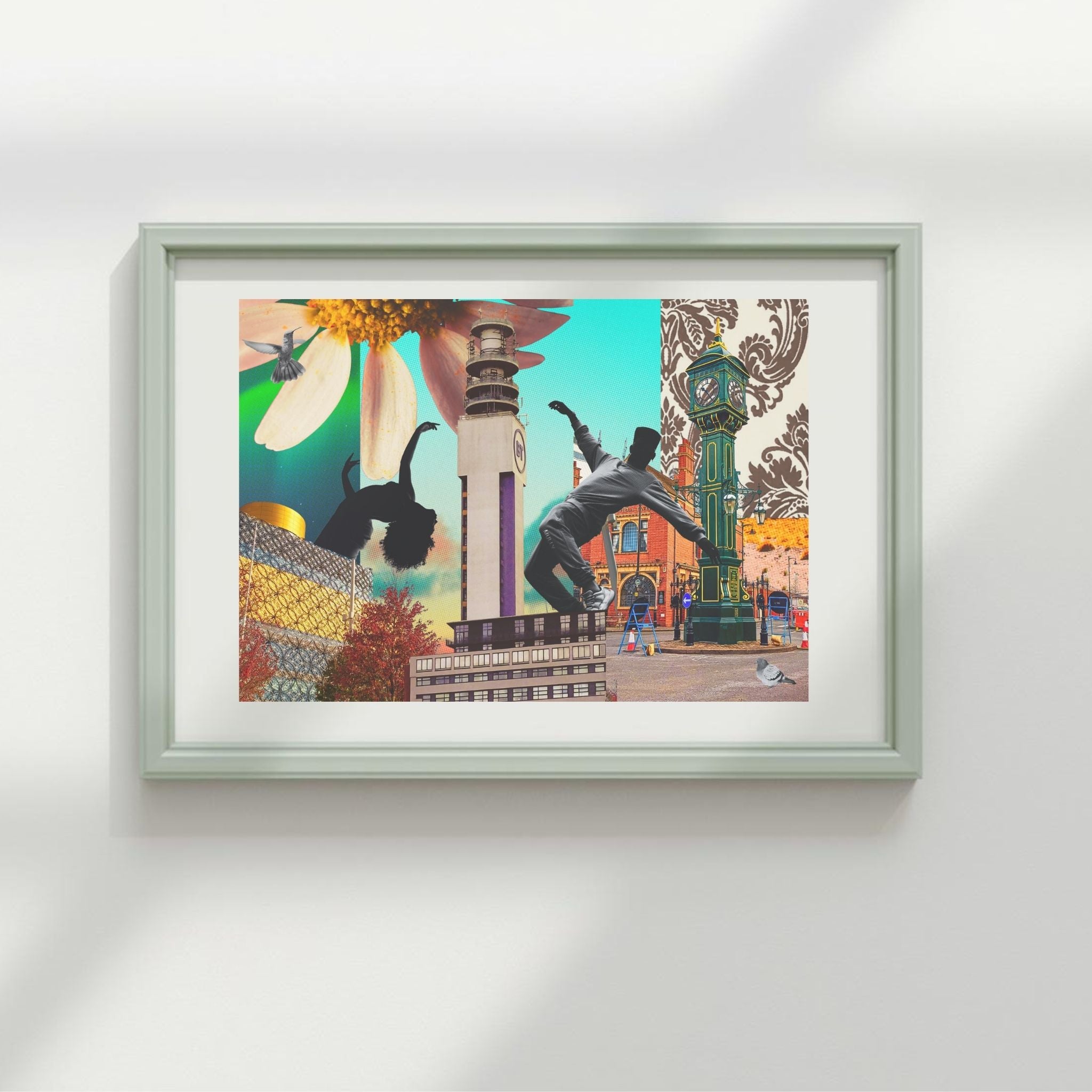 Heart of Brum – Jewellery Quarter collage — A4 Limited Edition (25)