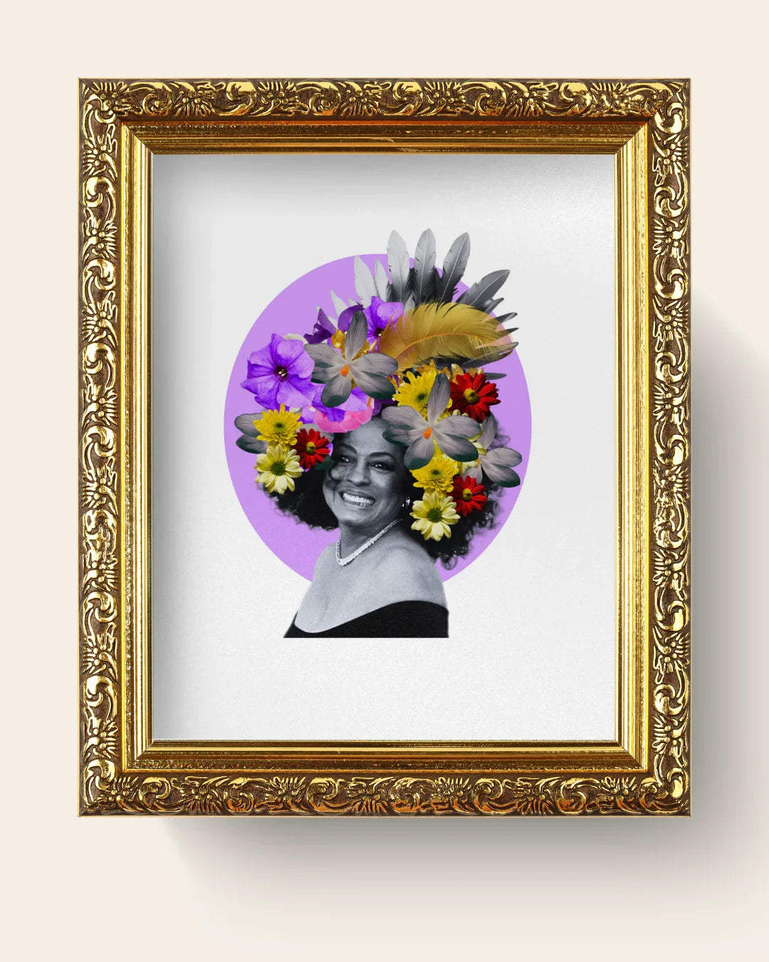 Diana Ross collage print Limited Edition