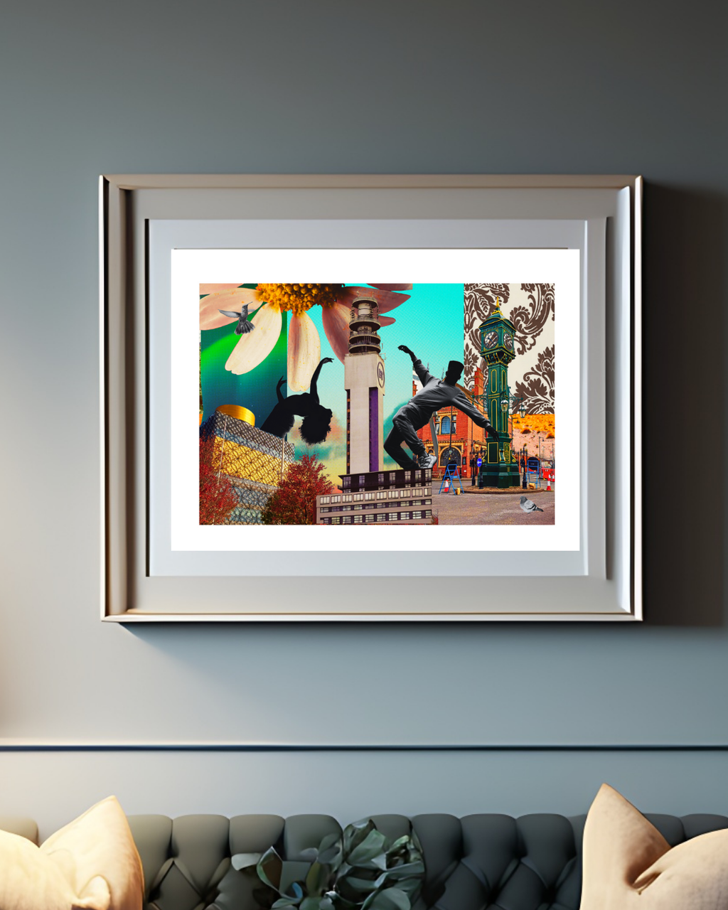 Heart of Brum – Jewellery Quarter Collage Print – Rare Limited Edition of 10