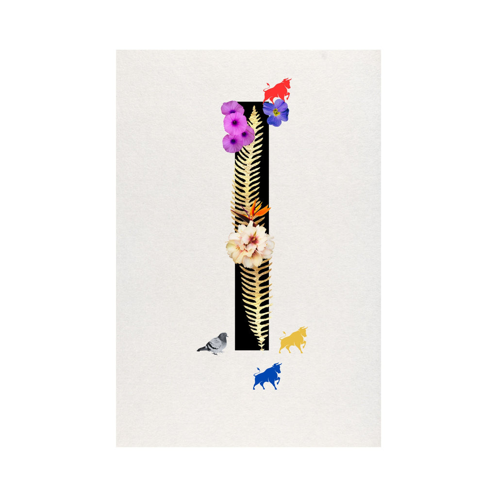 Alphabet Monogram open edition fine art prints Birmingham inspired UK