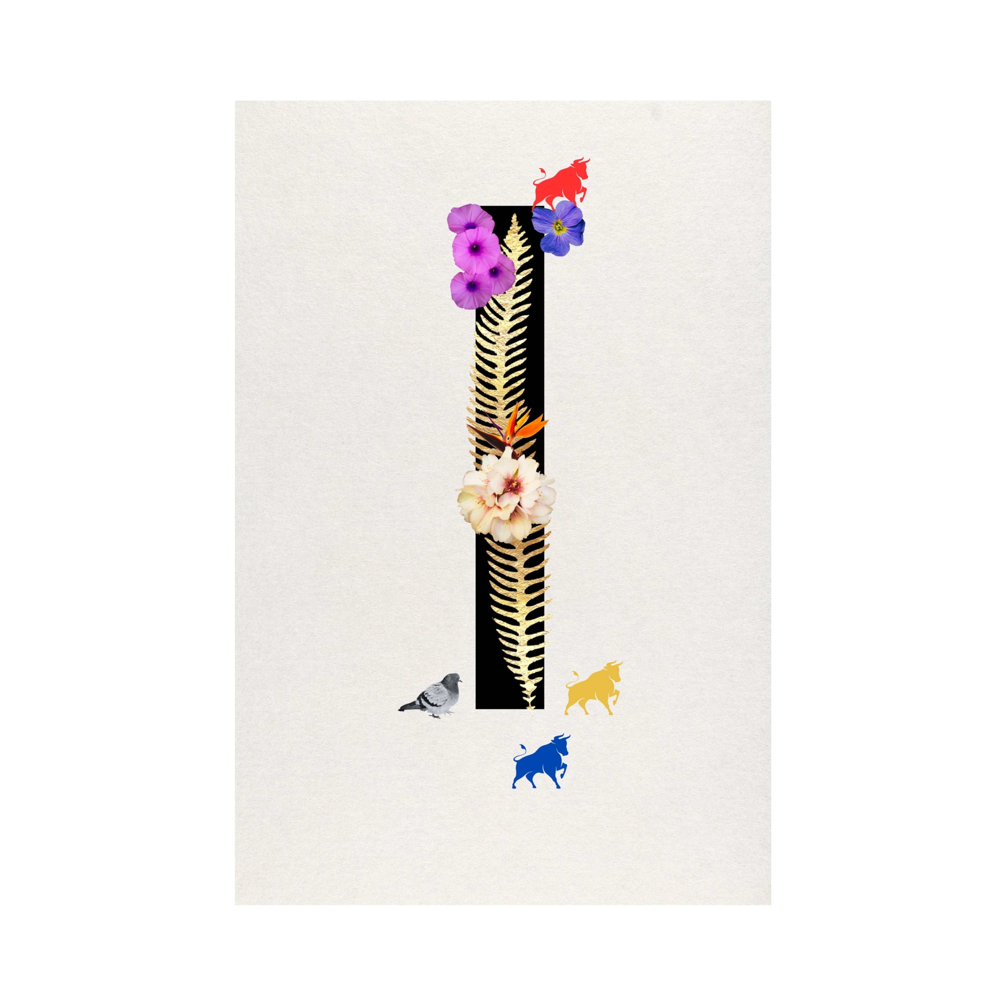 Alphabet Monogram open edition fine art prints Birmingham inspired UK