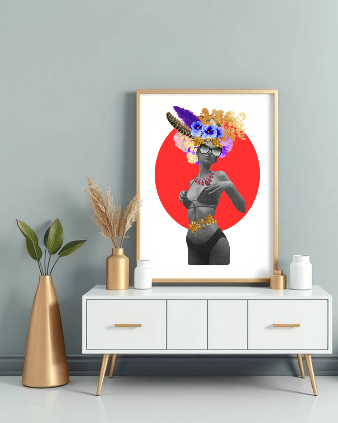 Sun-Drenched Spirit Art Print - Brummy Artist UK