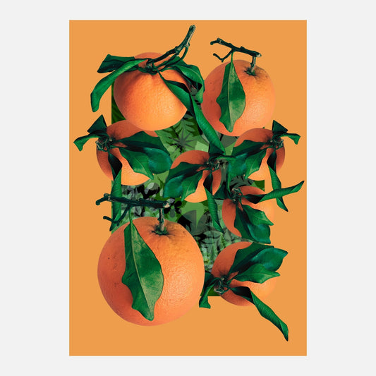 Suspended Yield - Oranges (in Orange) limited edition fine art print