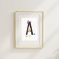 Alphabet Monogram open edition fine art prints Birmingham inspired UK