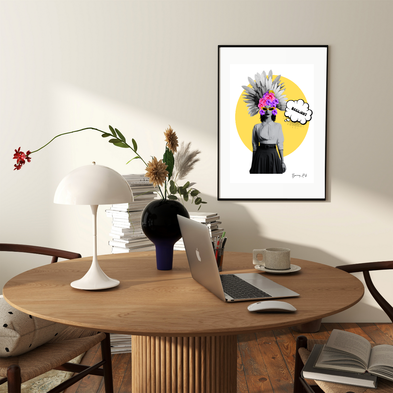 Limited edition - I AM - Resilient positivity print - Brummy Artist UK