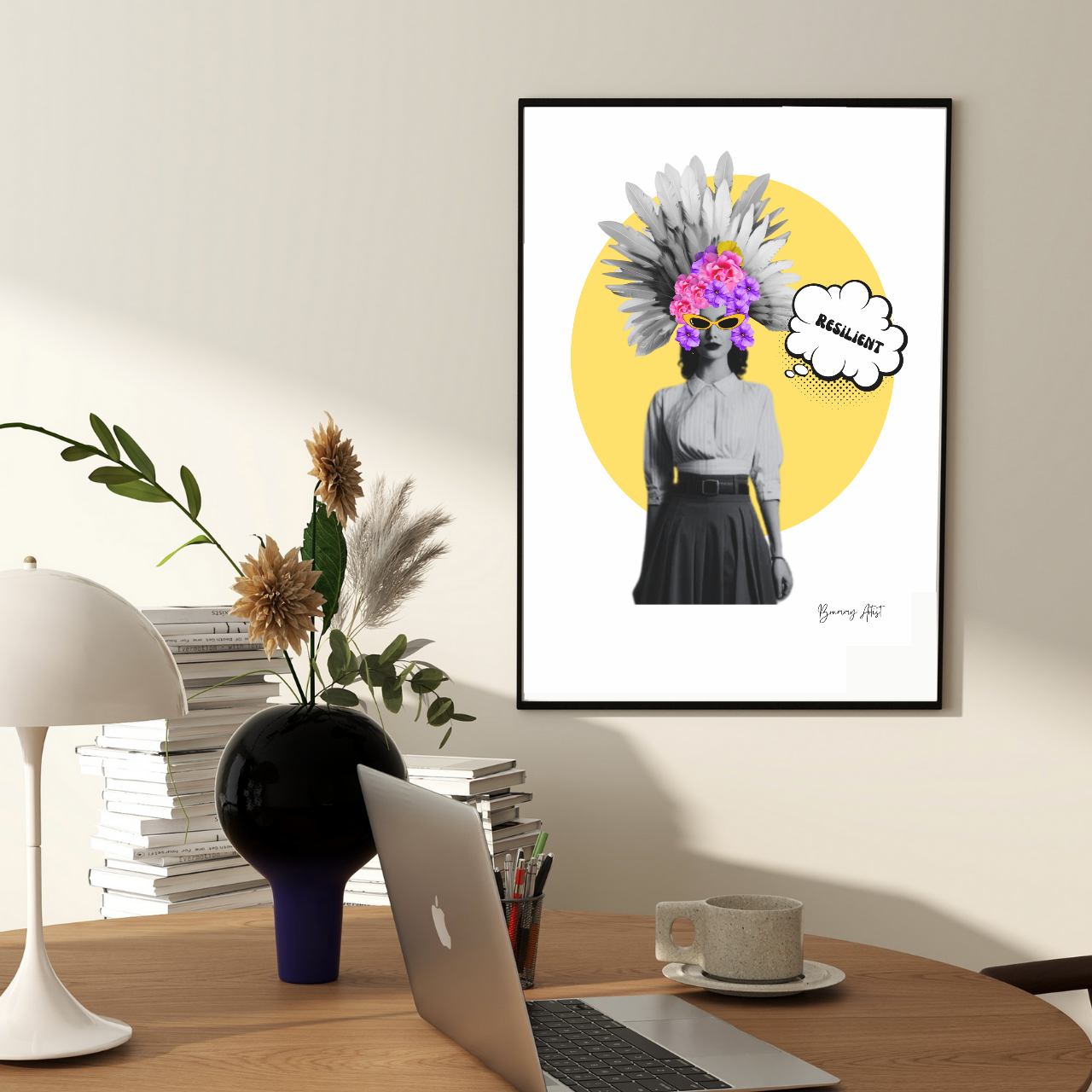 Limited edition - I AM - Resilient positivity print - Brummy Artist UK