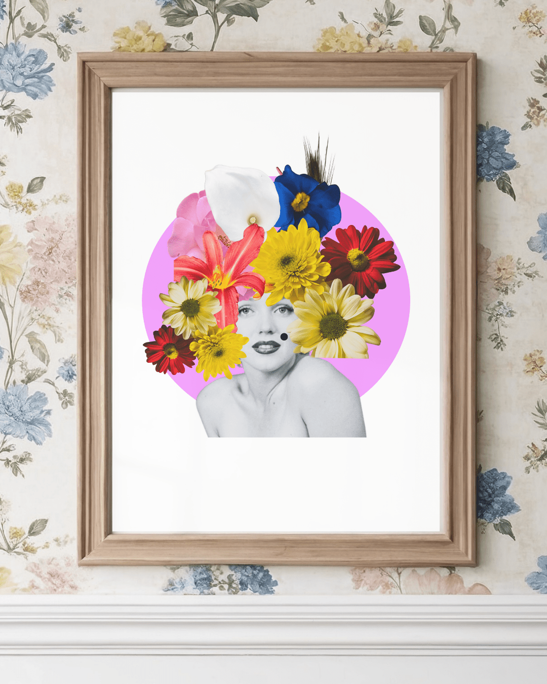 Marylin Monroe collage art - Brummy Artist UK