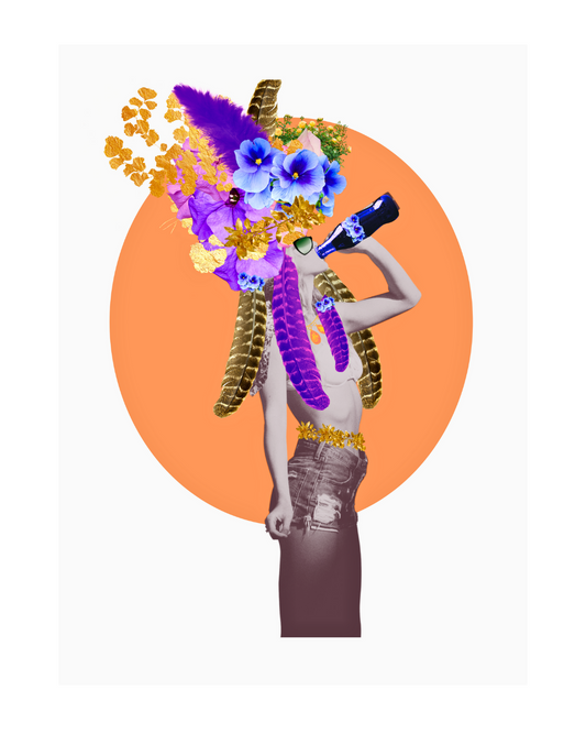 "Sunkissed Rebel" Art Print - Open edition giclée fine art print