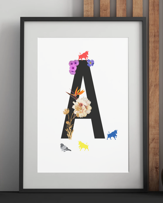 Brummie Alphabet/Monogram Art Prints