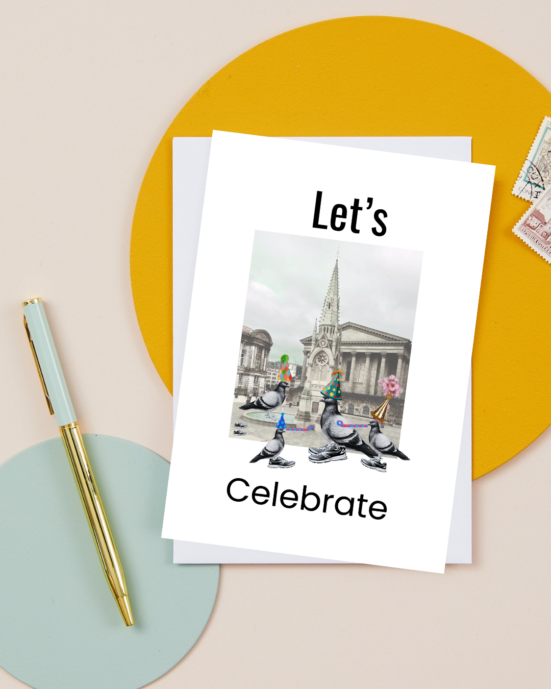 Chamberlain Square – Party Time Greeting card