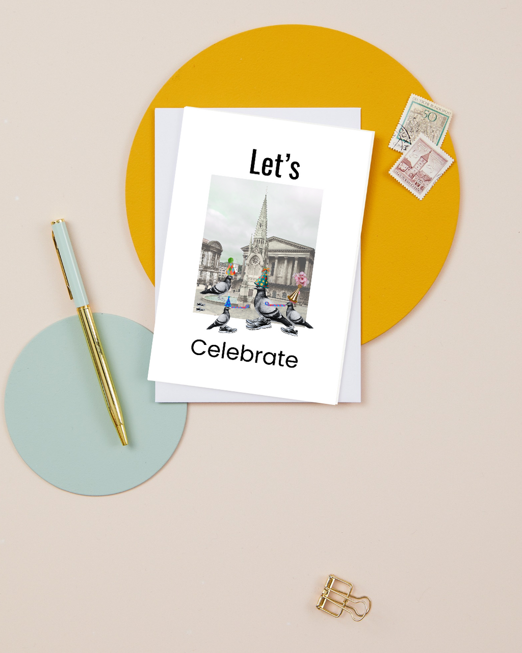 Chamberlain Square – Party Time Greeting card