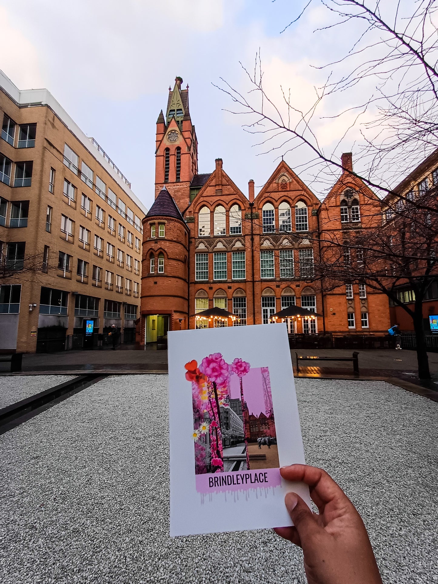 Brindleyplace Cherry Blossom Print