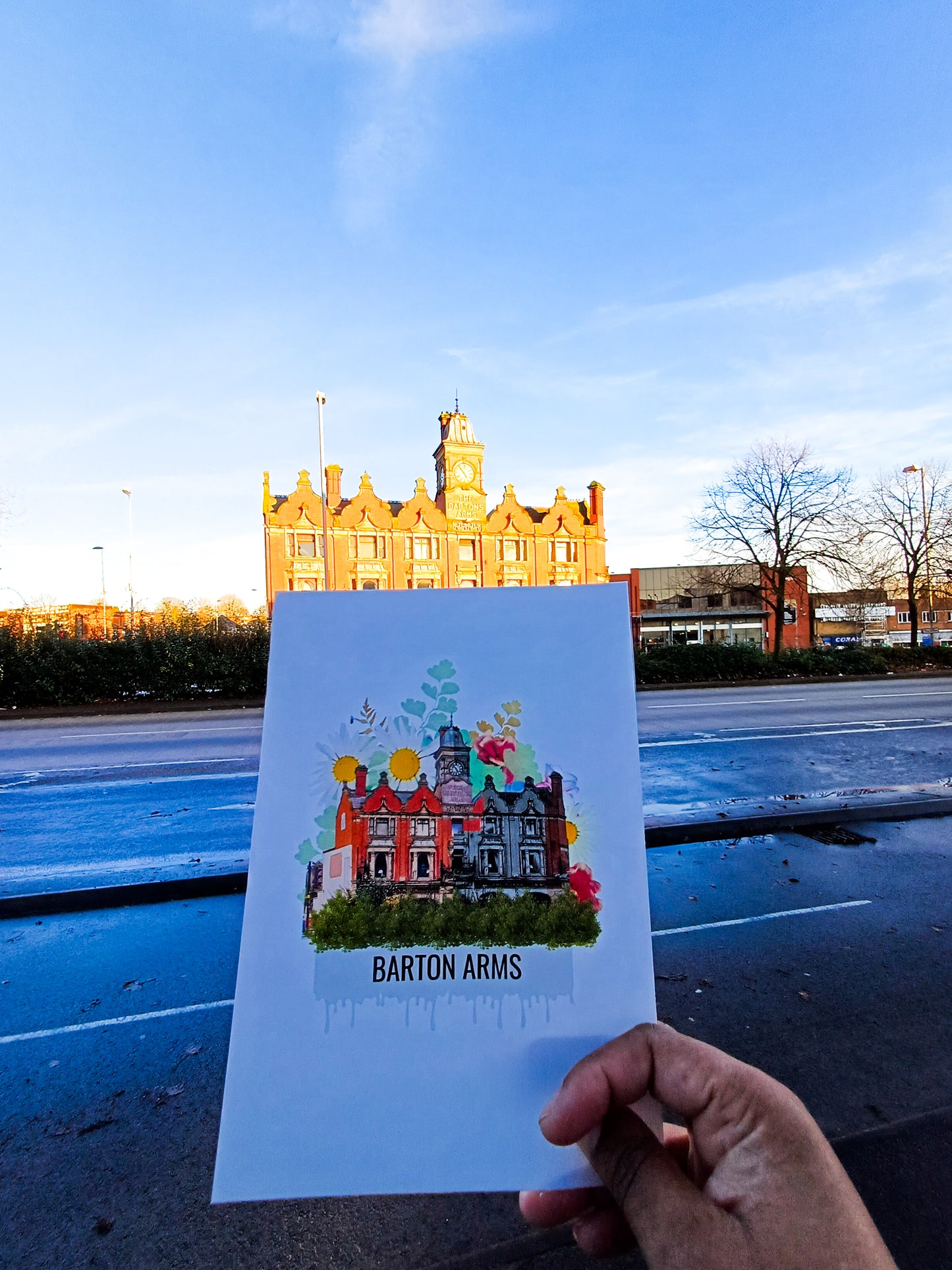 Barton Arms Victorian Pub Print