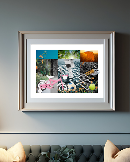 Childhood in Brum – Playful Memories Collage – Rare Limited Edition of 10