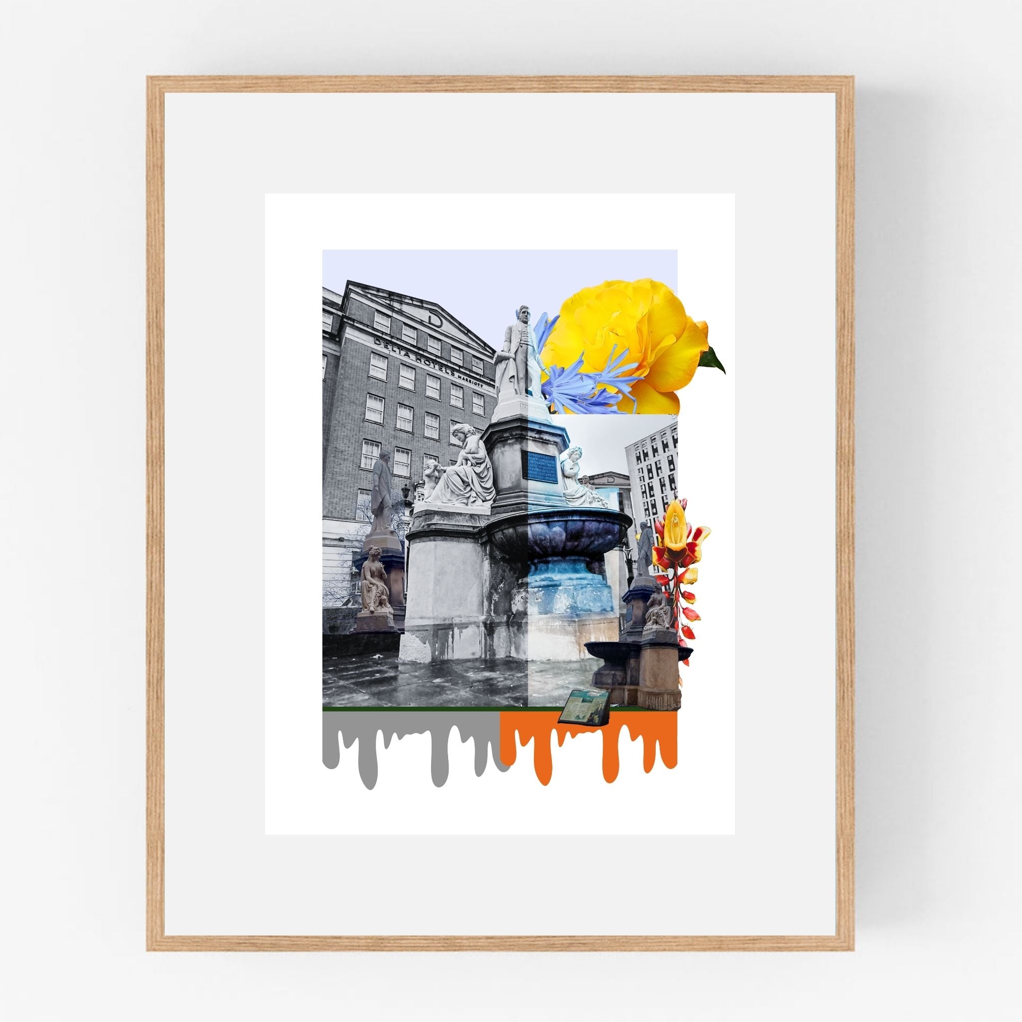 Joesph Sturge Statue Birmingham open edition fine art print UK