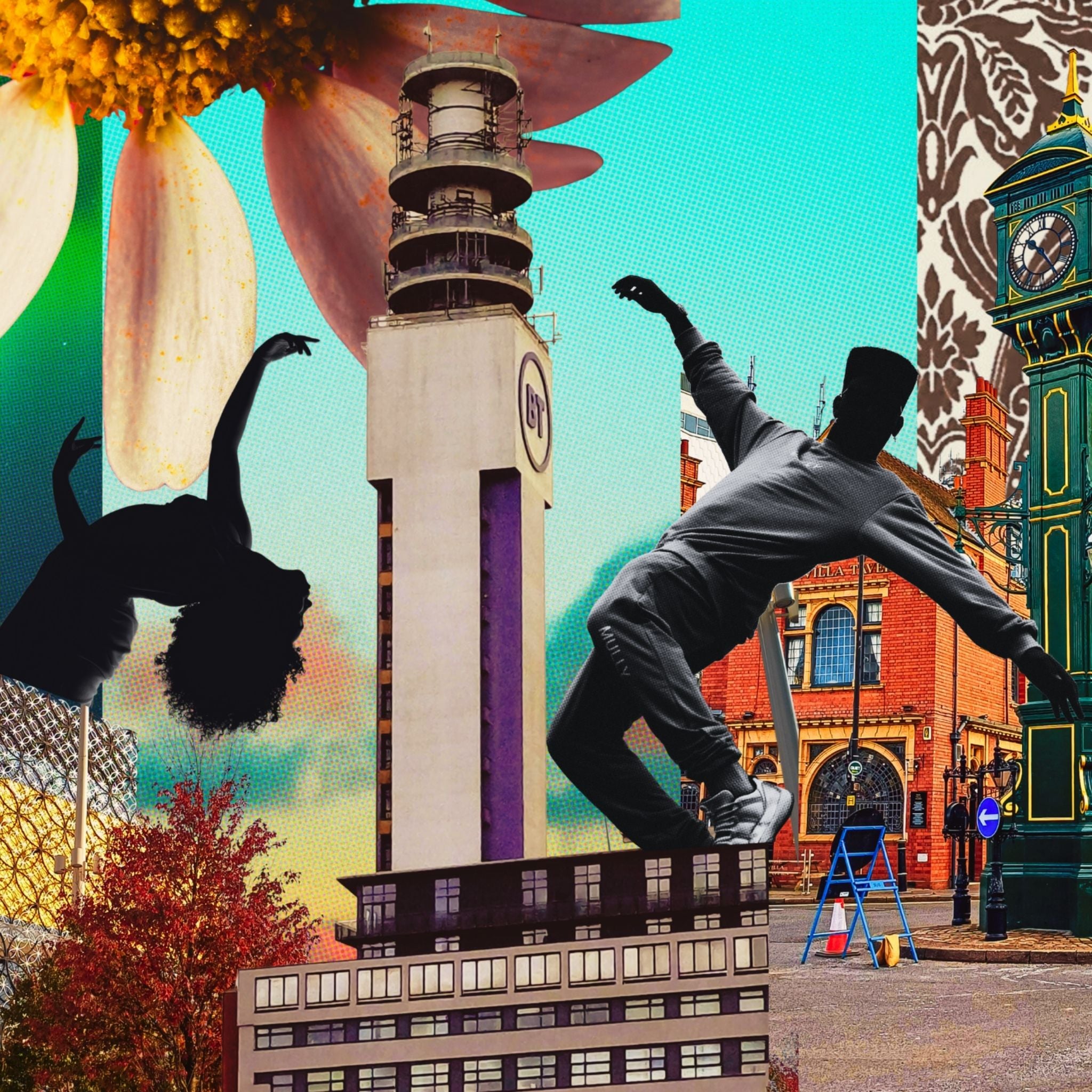 Heart of Brum – Jewellery Quarter collage — A4 Limited Edition (25)