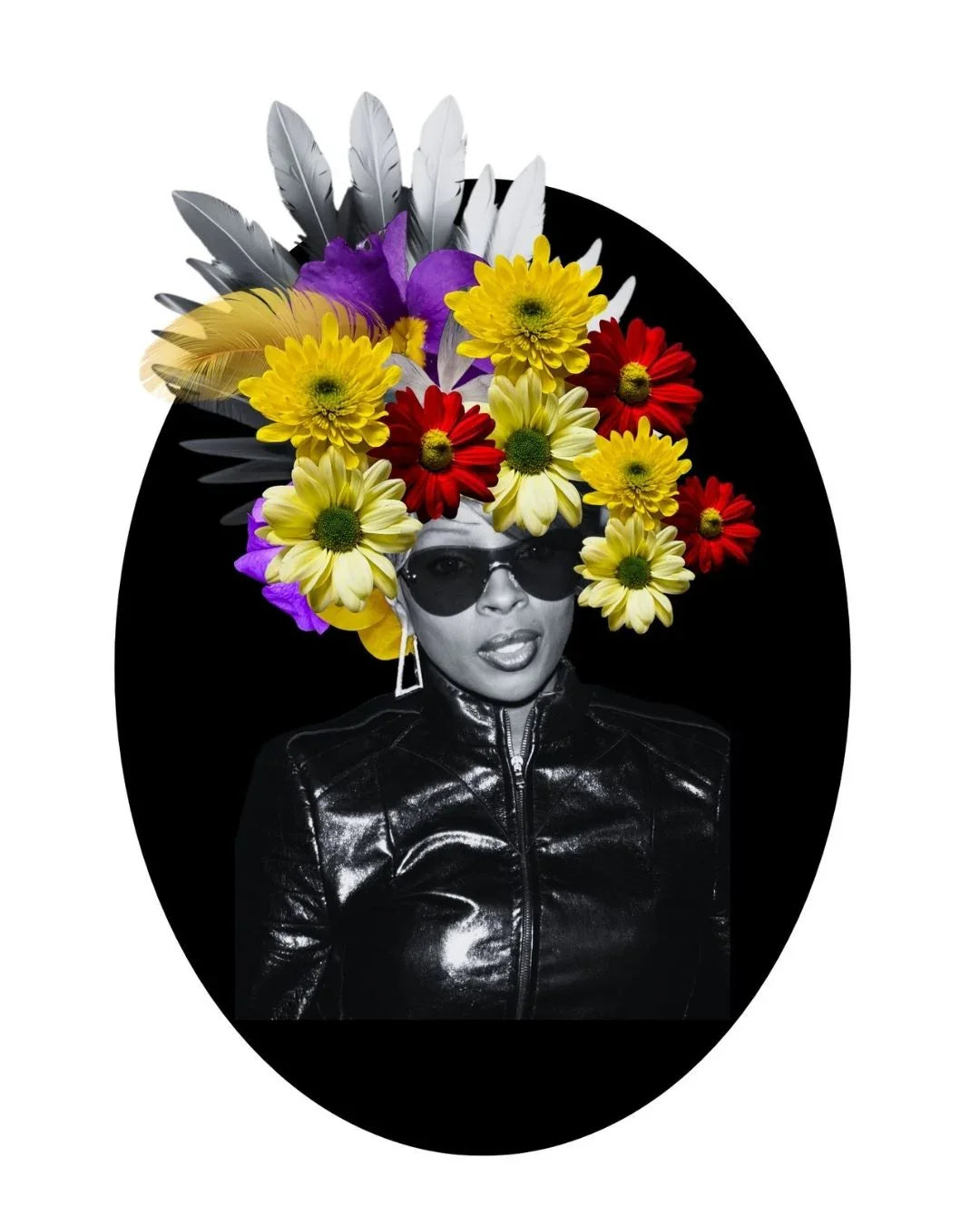 Mary J. Blige collage print Limited Edition