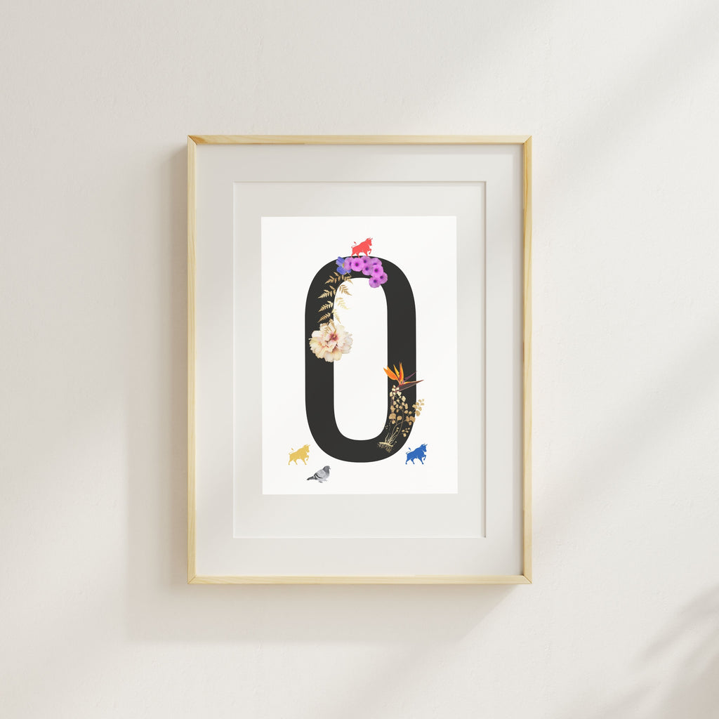 Alphabet Monogram open edition fine art prints Birmingham inspired UK