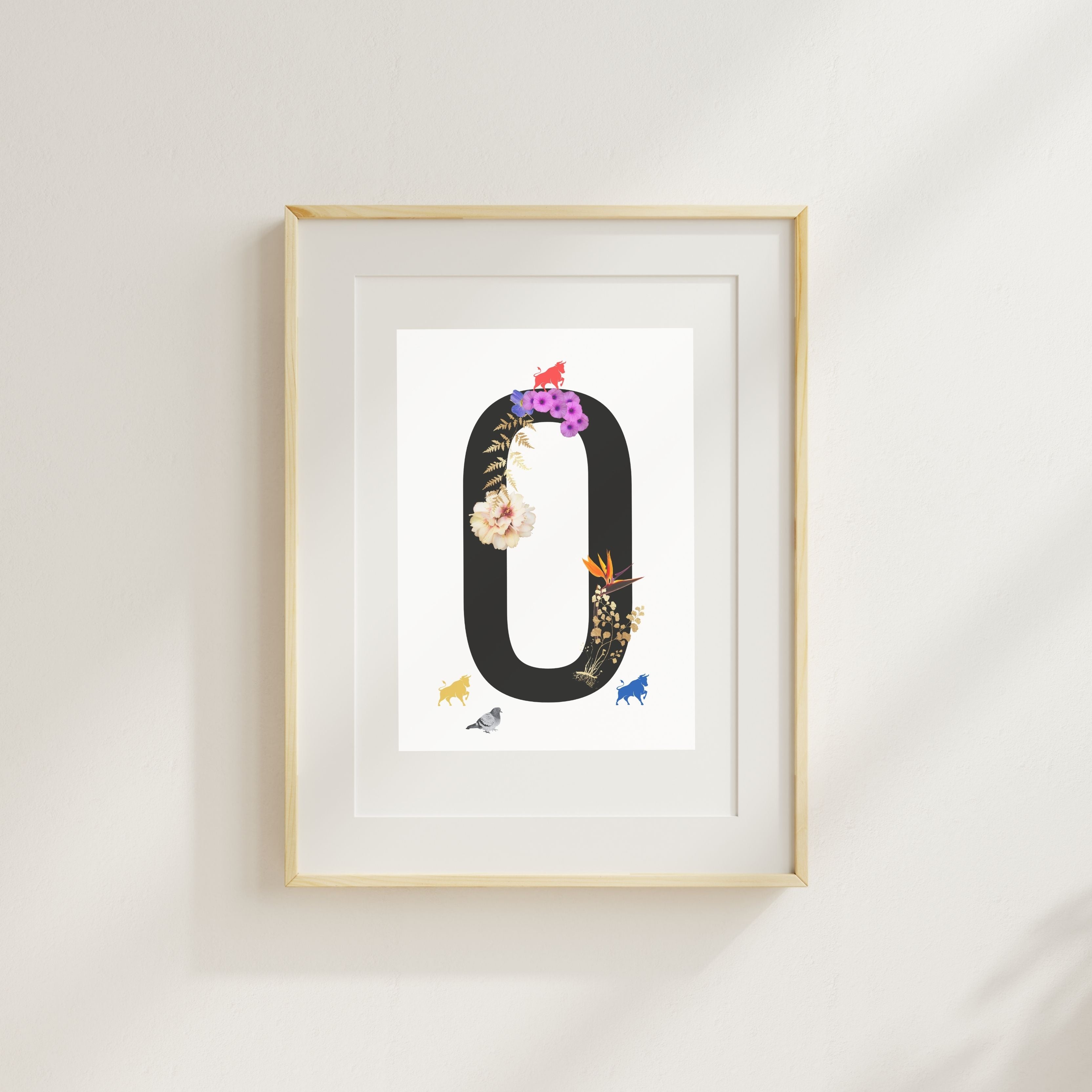 Alphabet Monogram open edition fine art prints Birmingham inspired UK