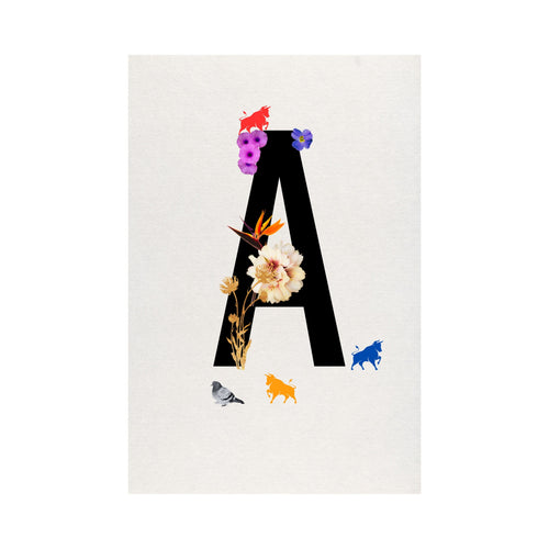 Alphabet Monogram open edition fine art prints Birmingham inspired UK