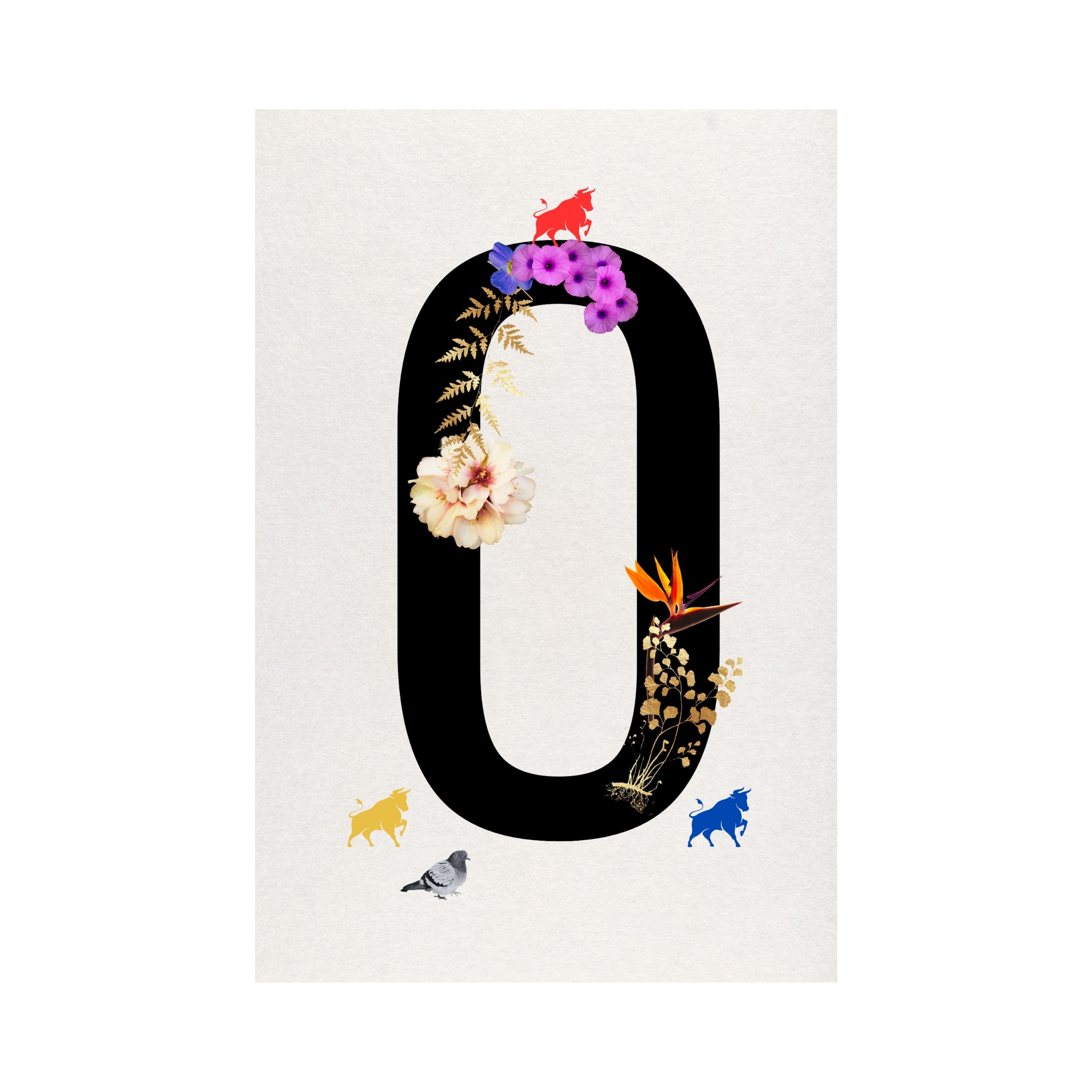 Alphabet Monogram open edition fine art prints Birmingham inspired UK