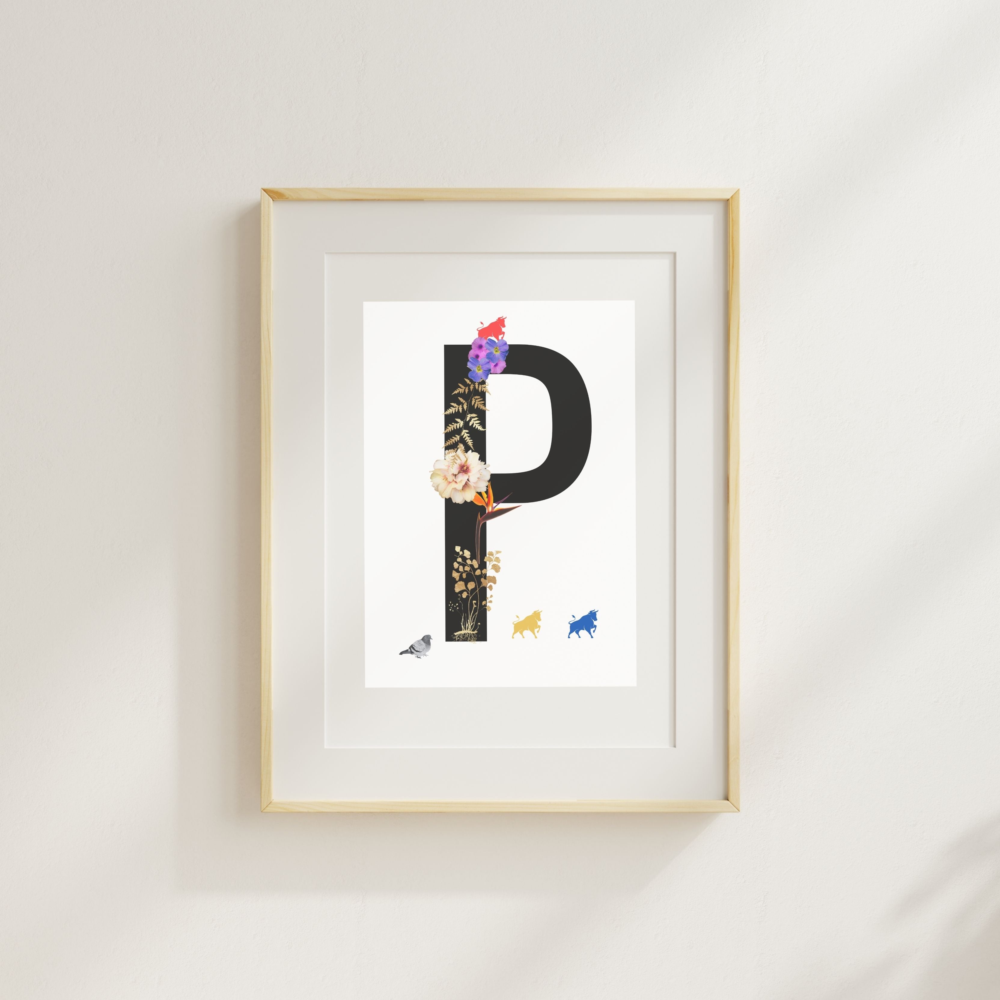 Alphabet Monogram open edition fine art prints Birmingham inspired UK