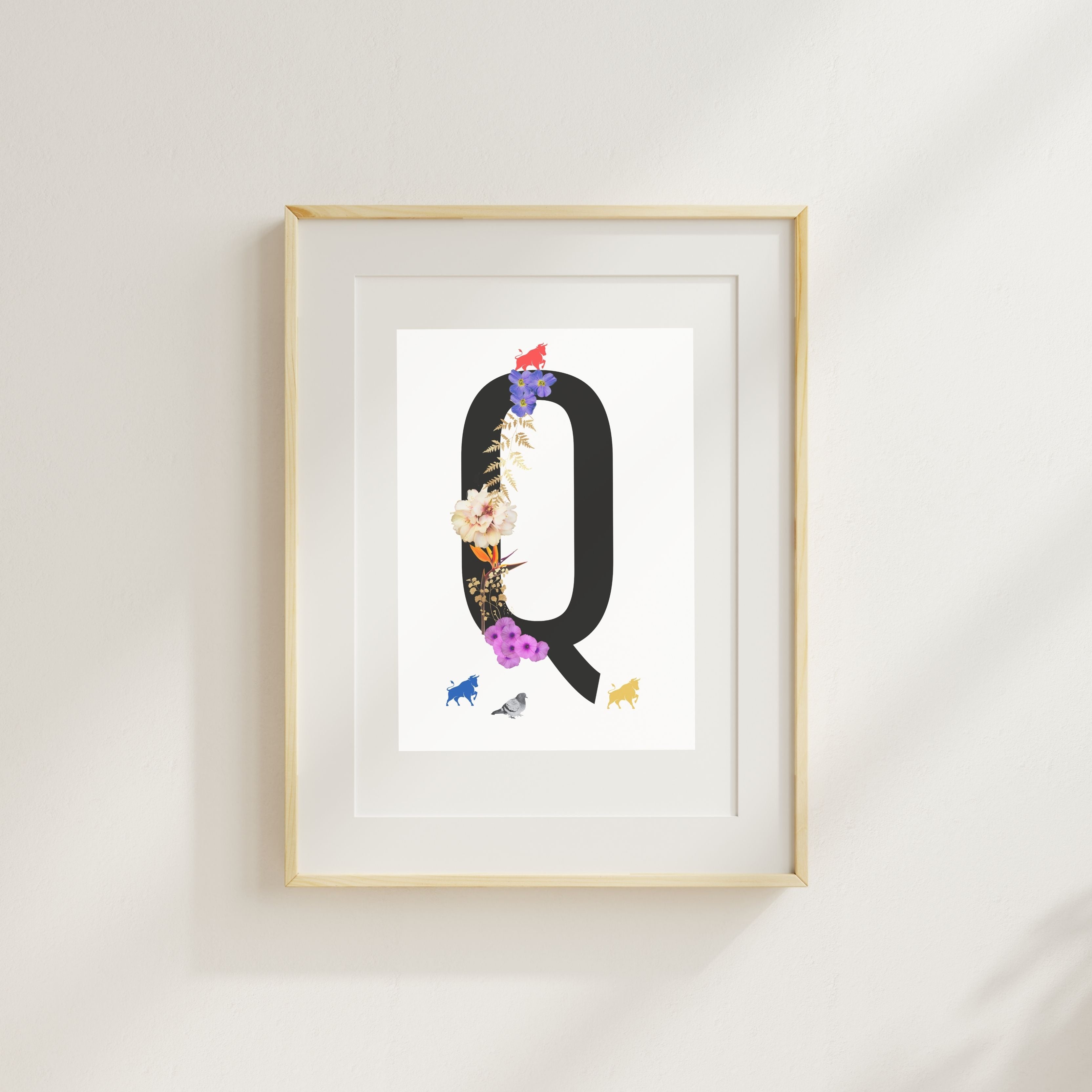 Alphabet Monogram open edition fine art prints Birmingham inspired UK