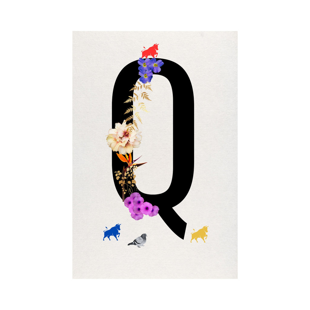 Alphabet Monogram open edition fine art prints Birmingham inspired UK