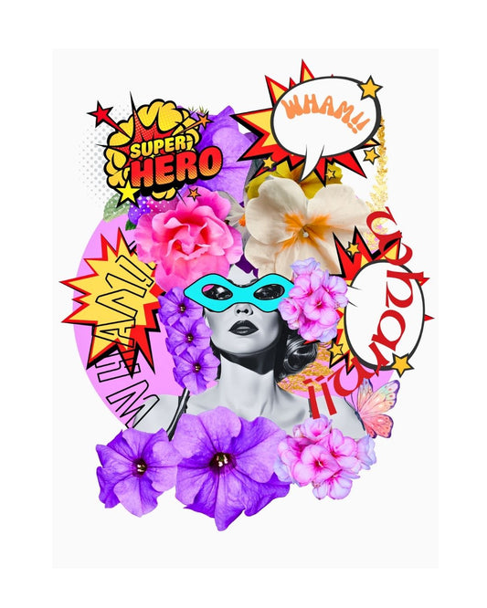 WHAM! Superwoman art