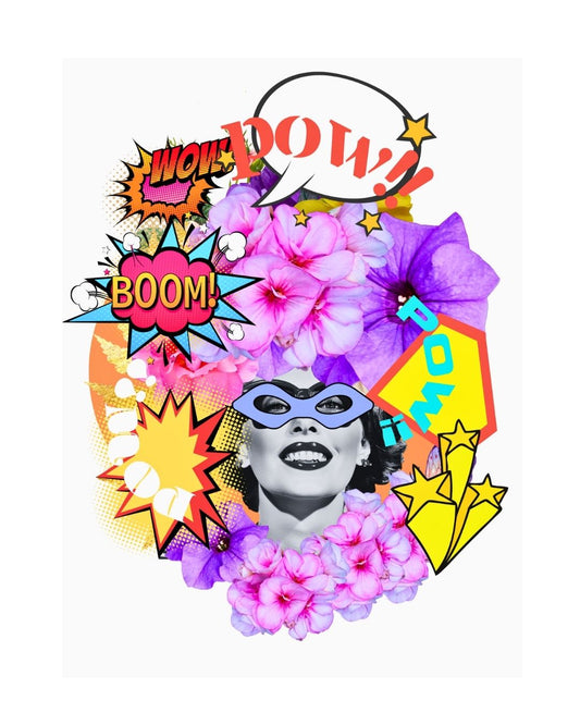 POW! Superwoman art