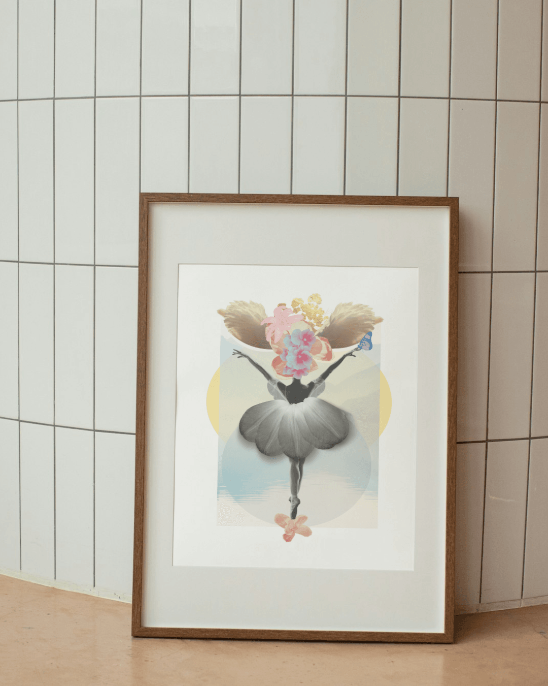 Swan Lake En Pointe ballet artwork - Brummy Artist UK