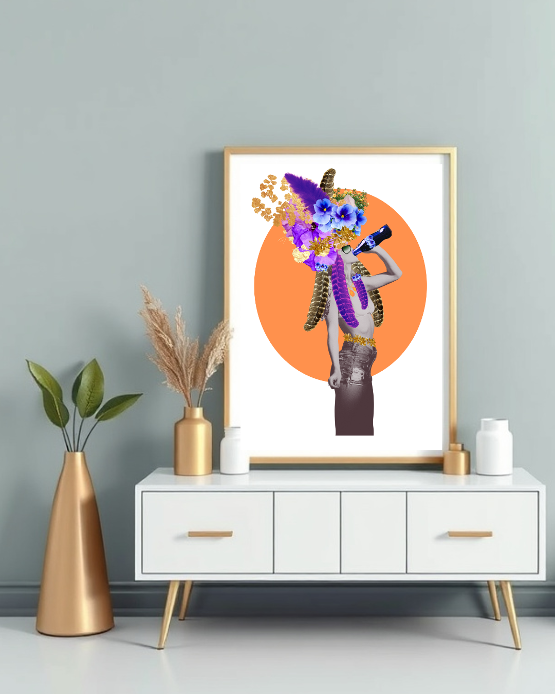 "Sunkissed Rebel" Art Print - Open edition giclée fine art print