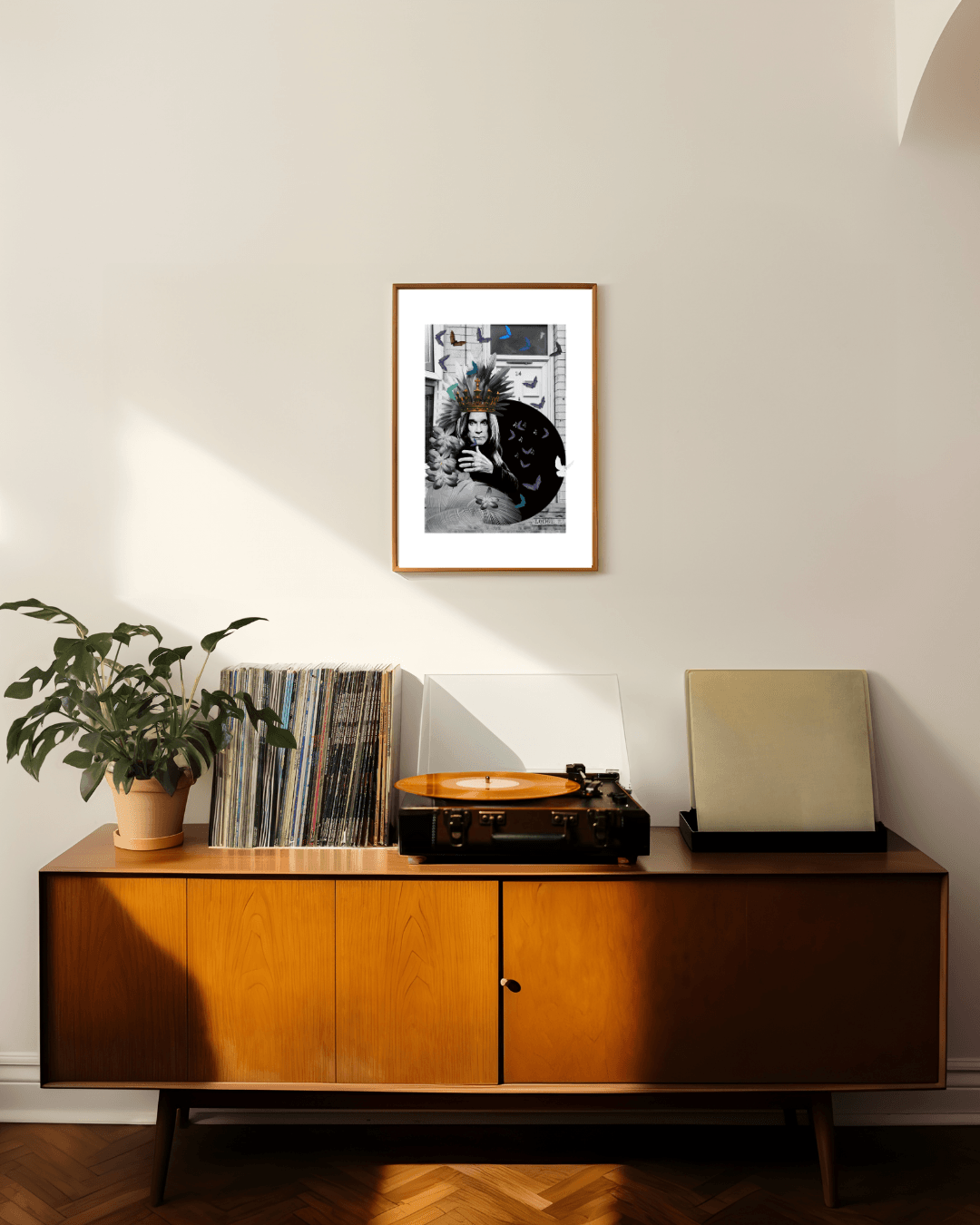 Prince of Shadows - An Ozzy Osbourne inspired collage print