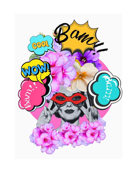 BAM! Superwoman art