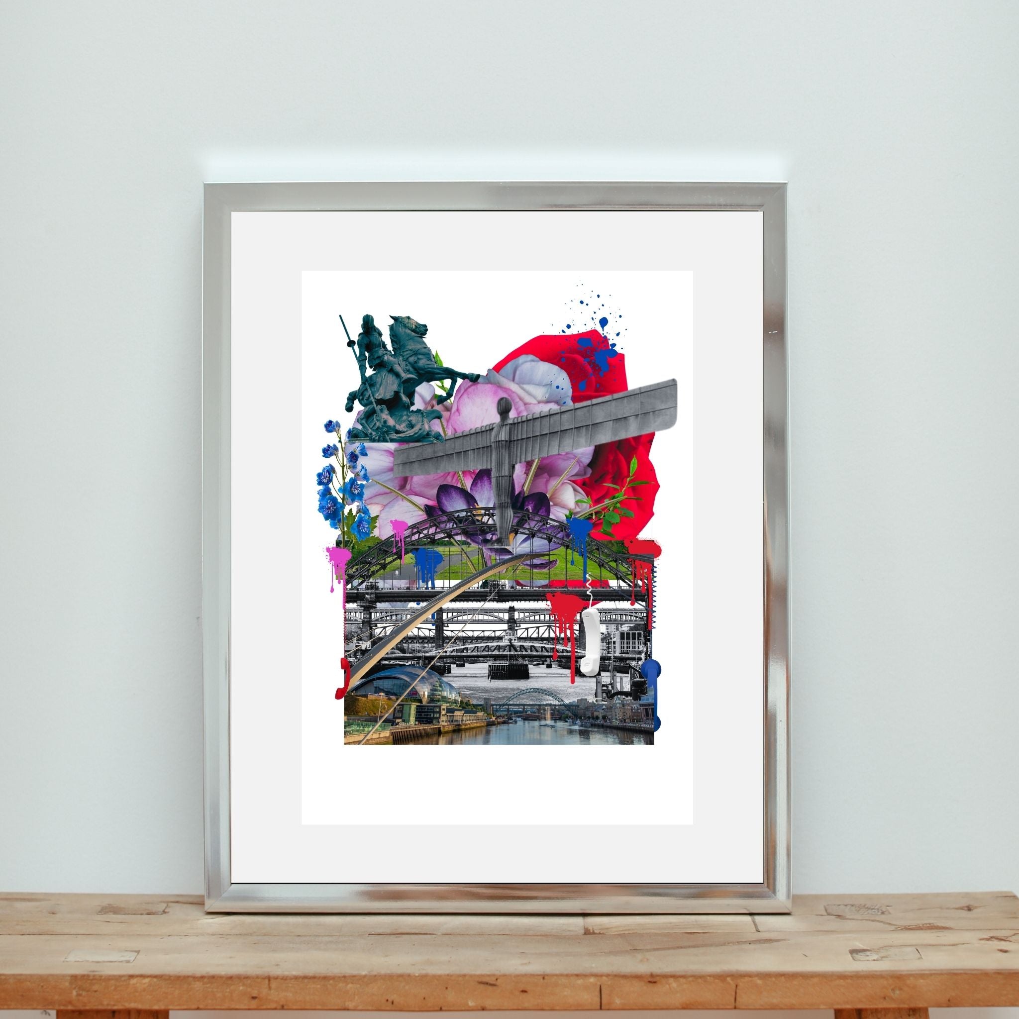 Newcastle Calling open edition fine art print UK