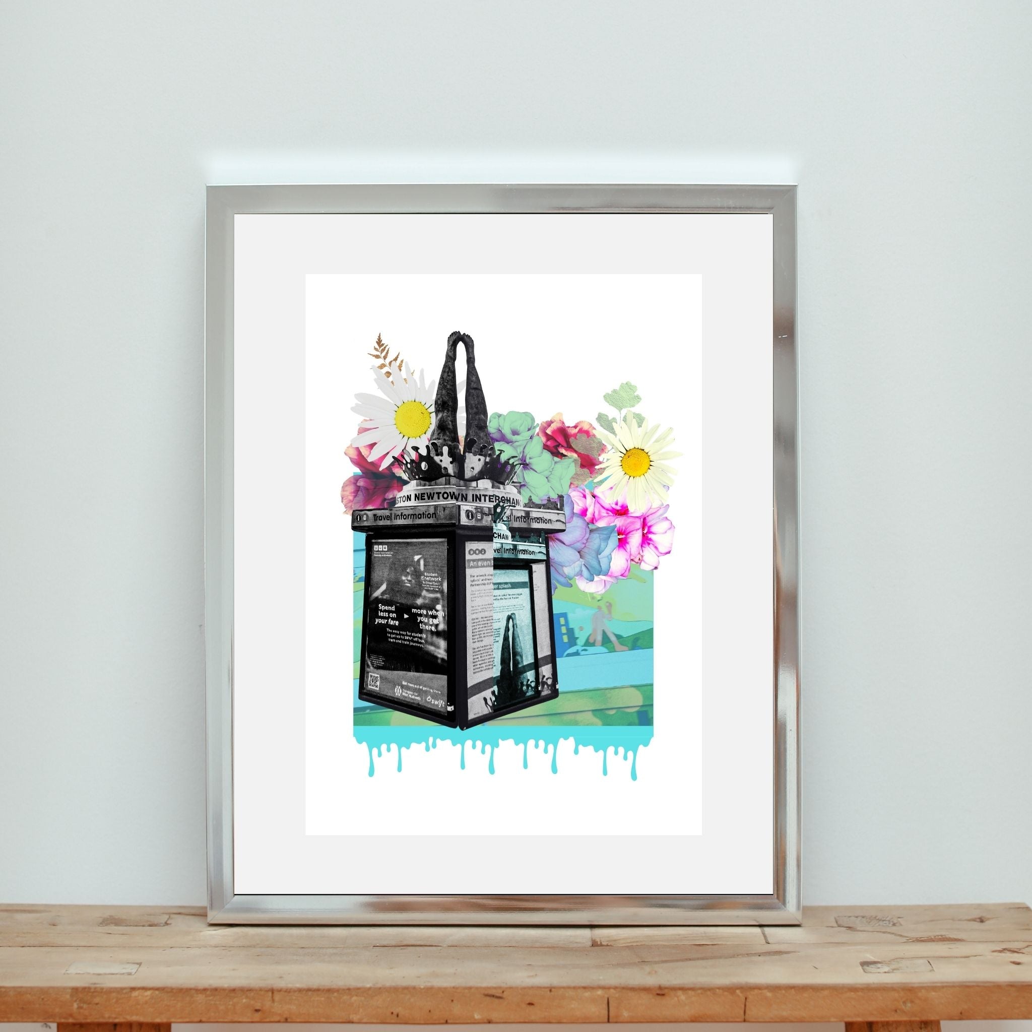 Diving Lady (Newtown Swimming baths Birmingham) open edition fine art print UK