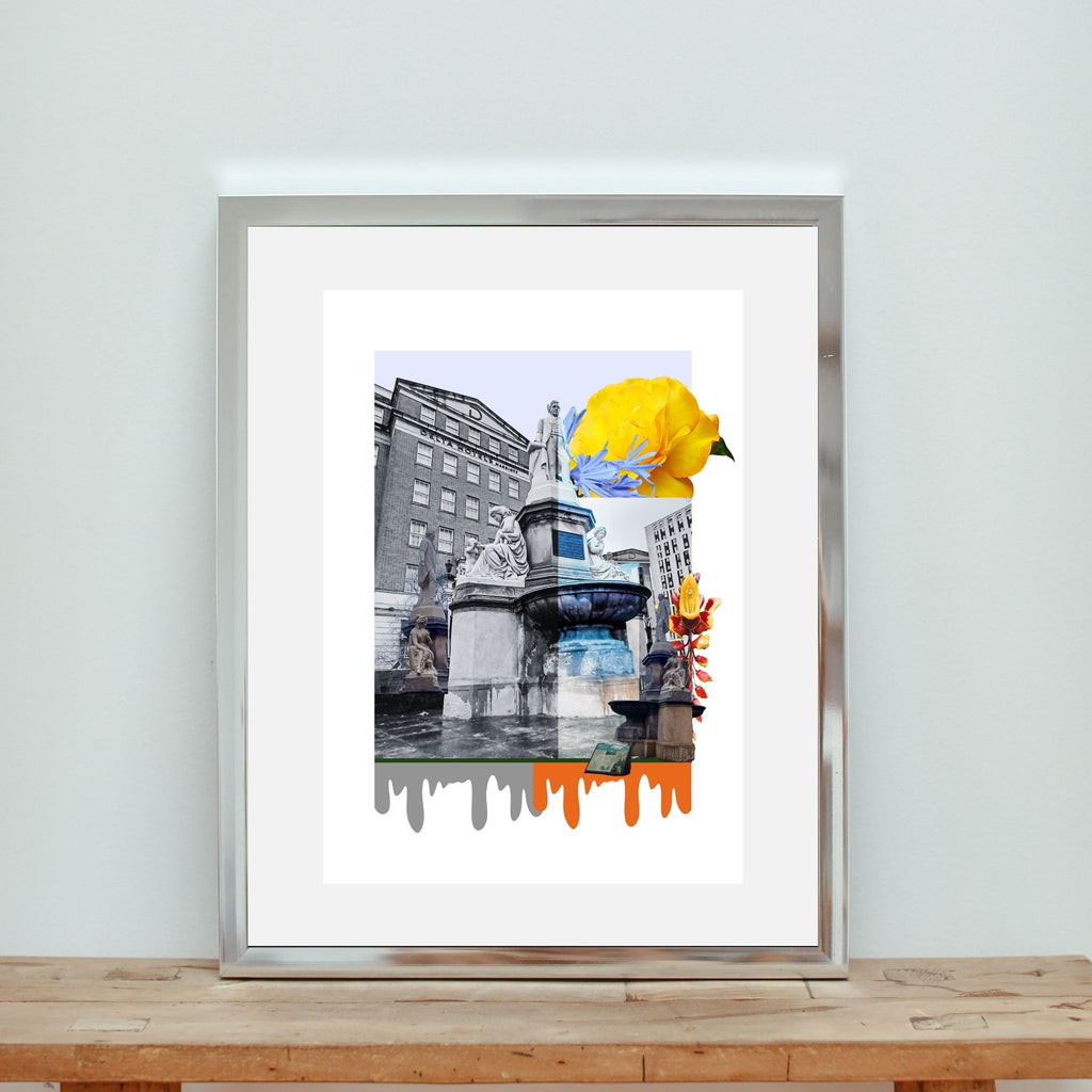 Joesph Sturge Statue Birmingham open edition fine art print UK