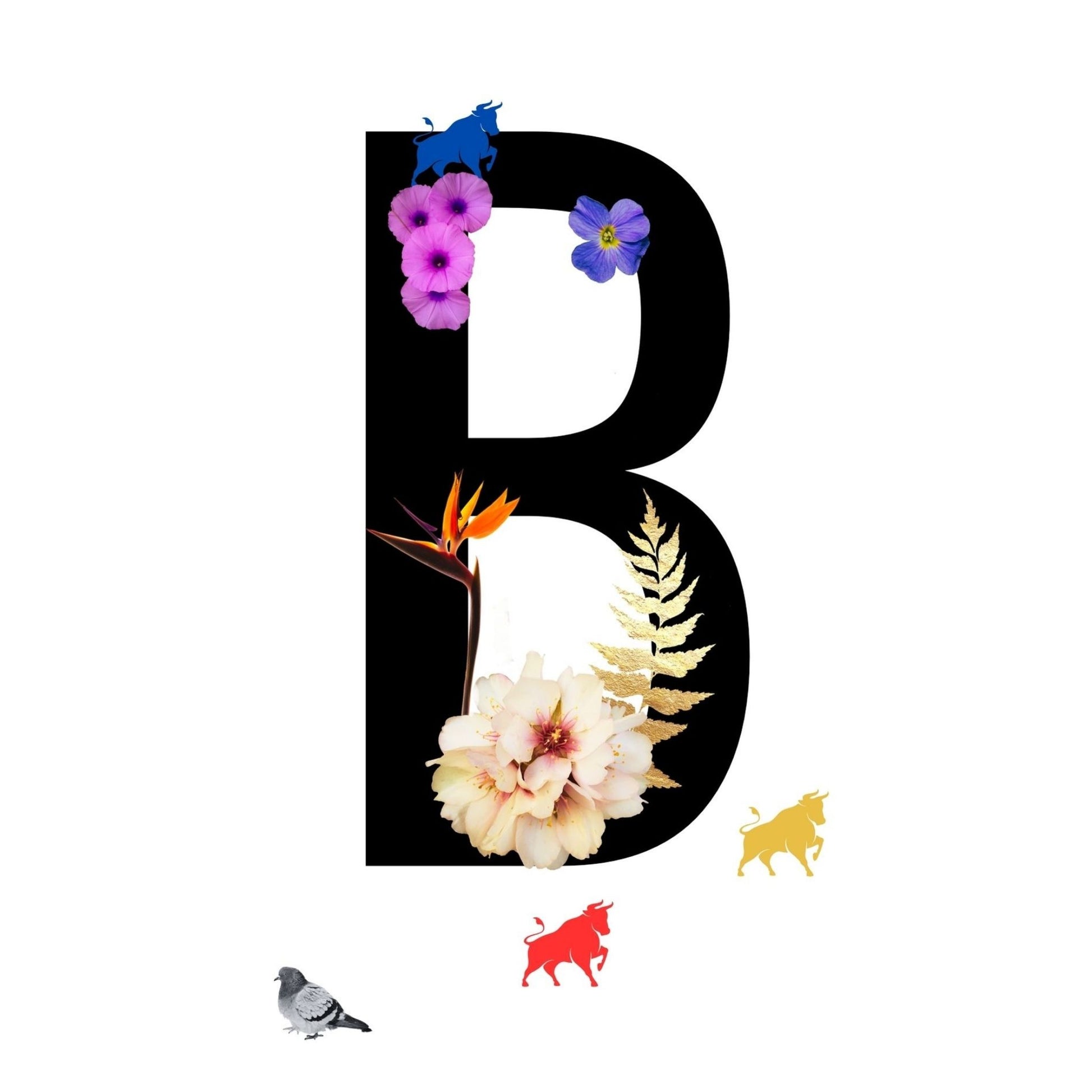 Alphabet Monogram open edition fine art prints