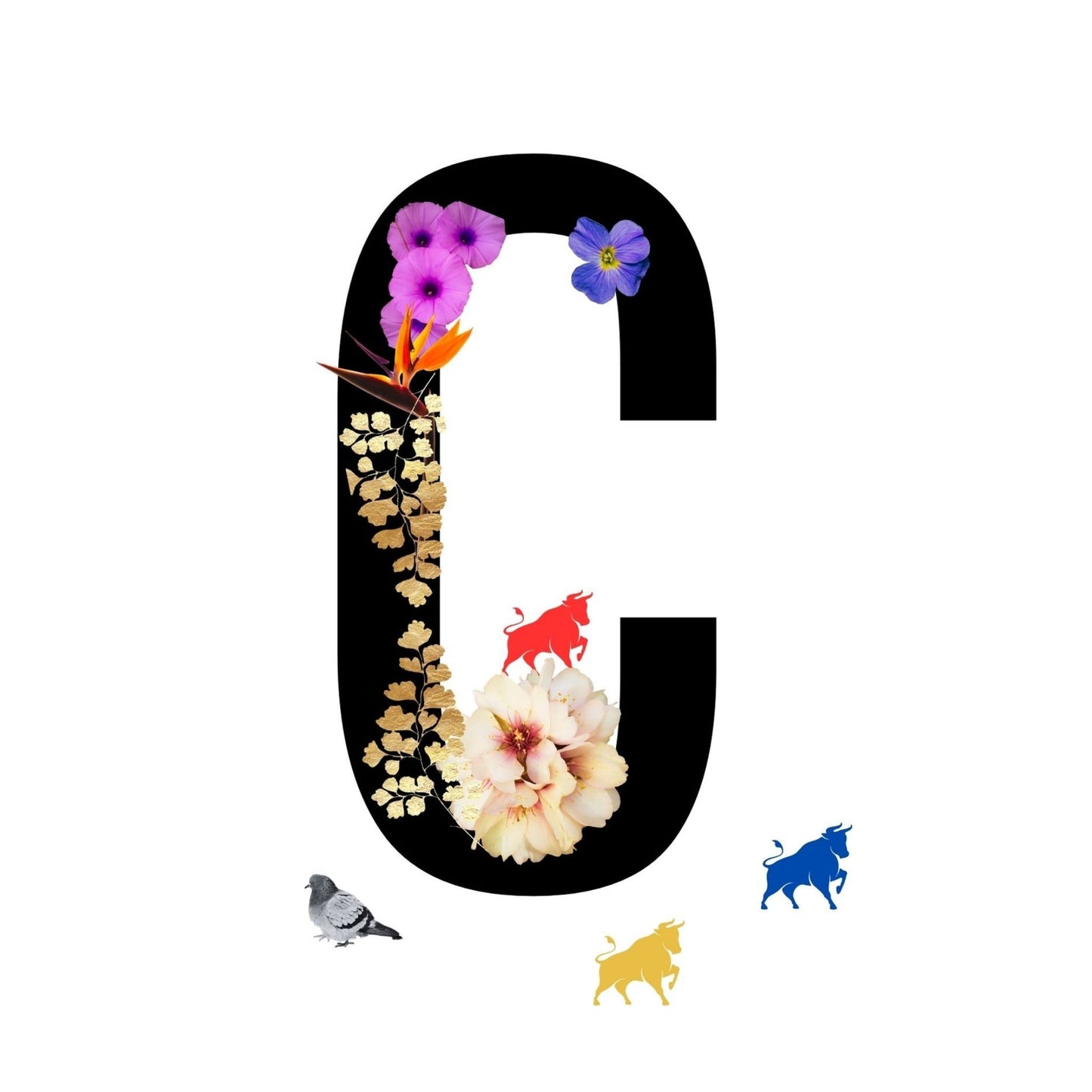 Alphabet Monogram open edition fine art prints