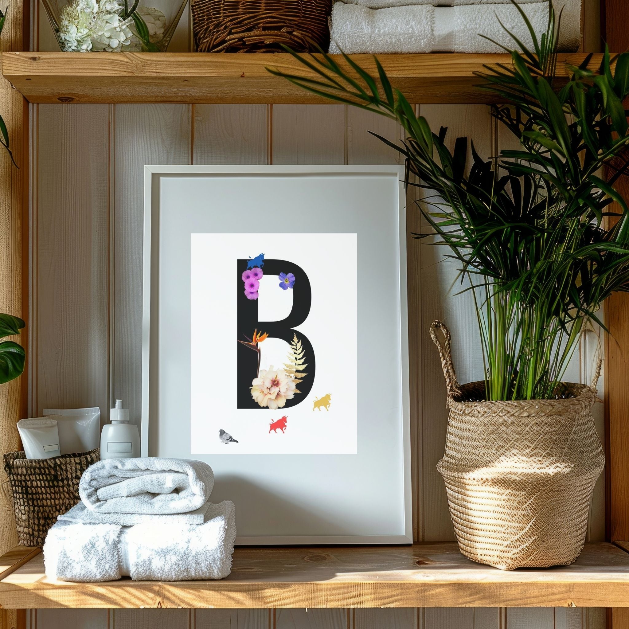 Alphabet Monogram open edition fine art prints Birmingham inspired UK
