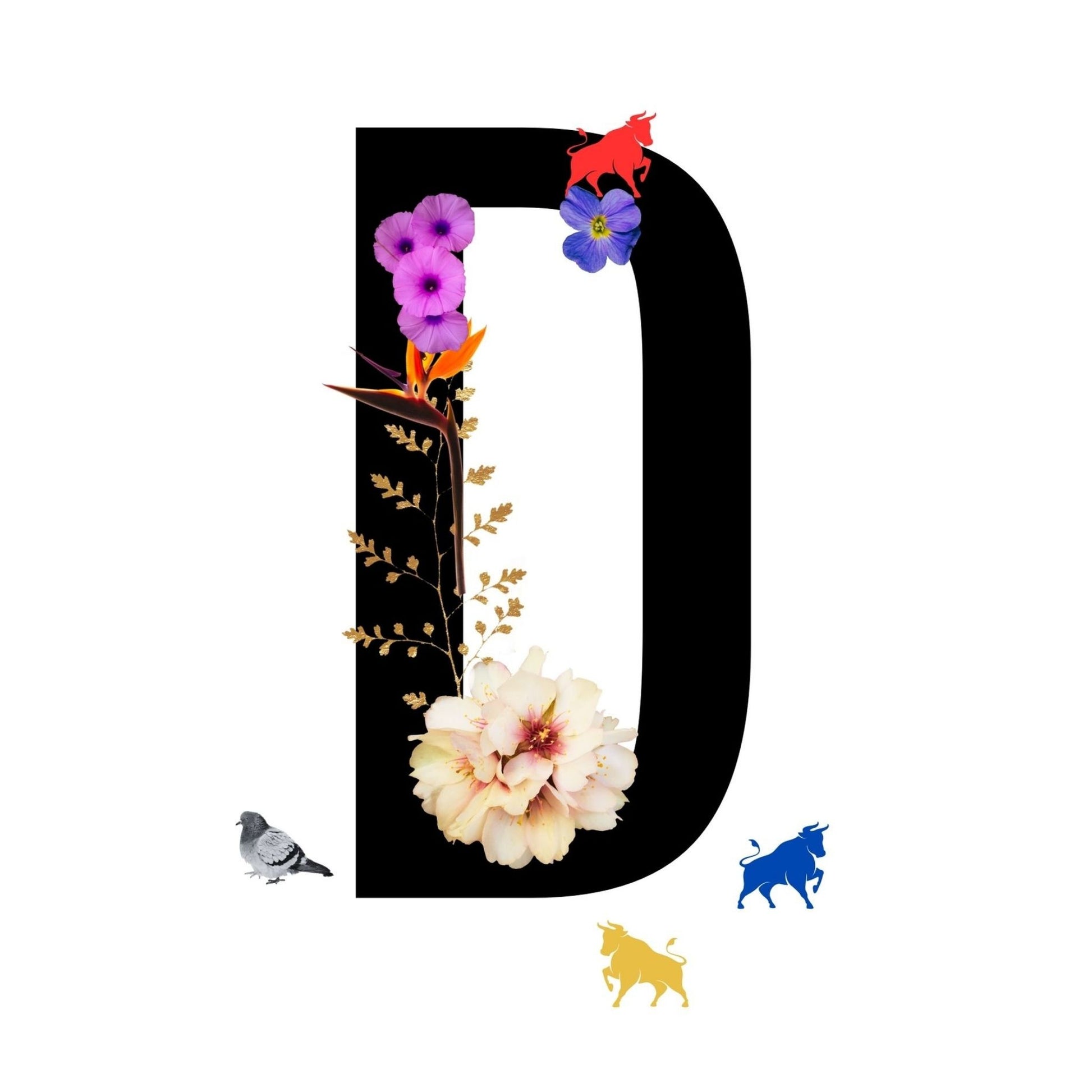 Alphabet Monogram open edition fine art prints