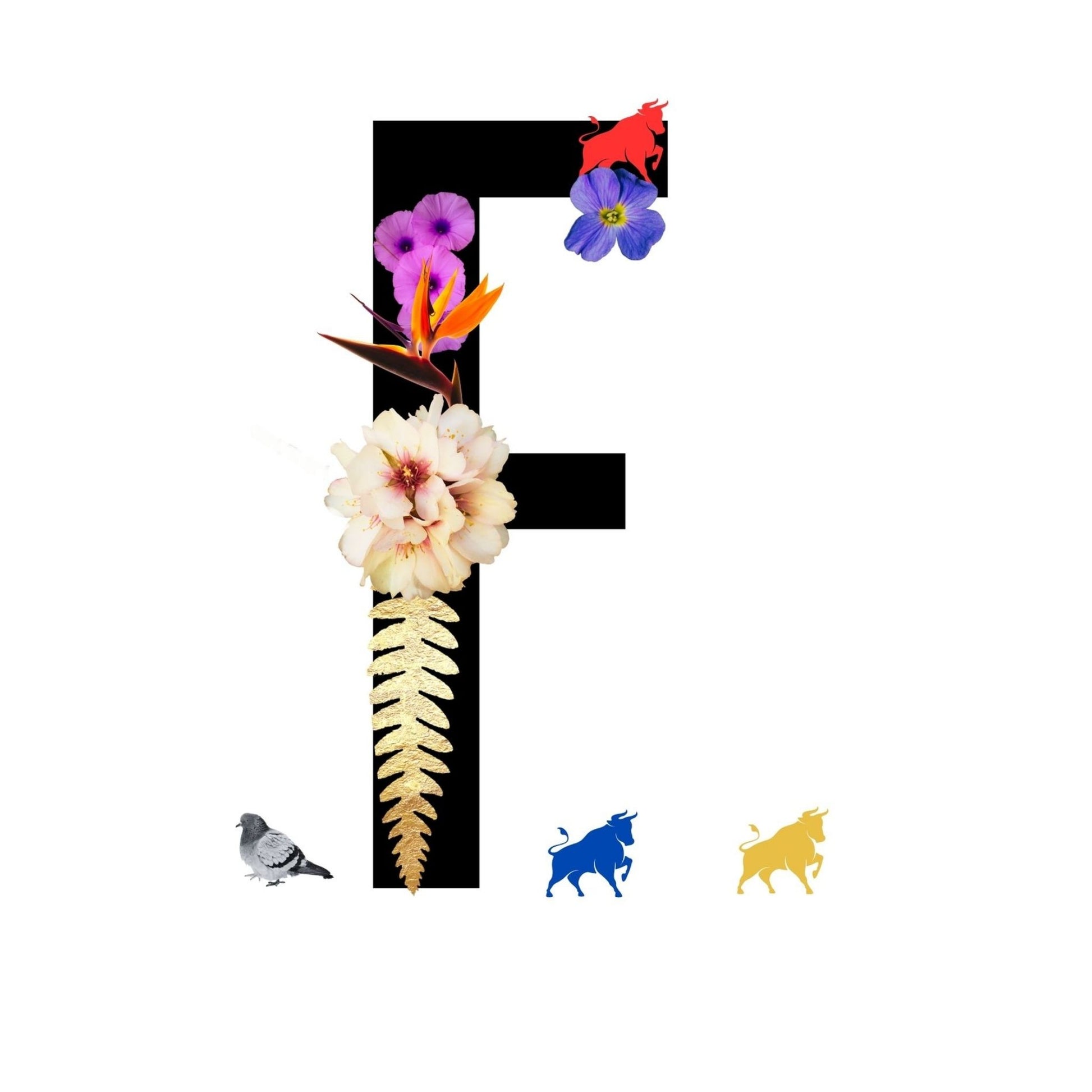 Alphabet Monogram open edition fine art prints