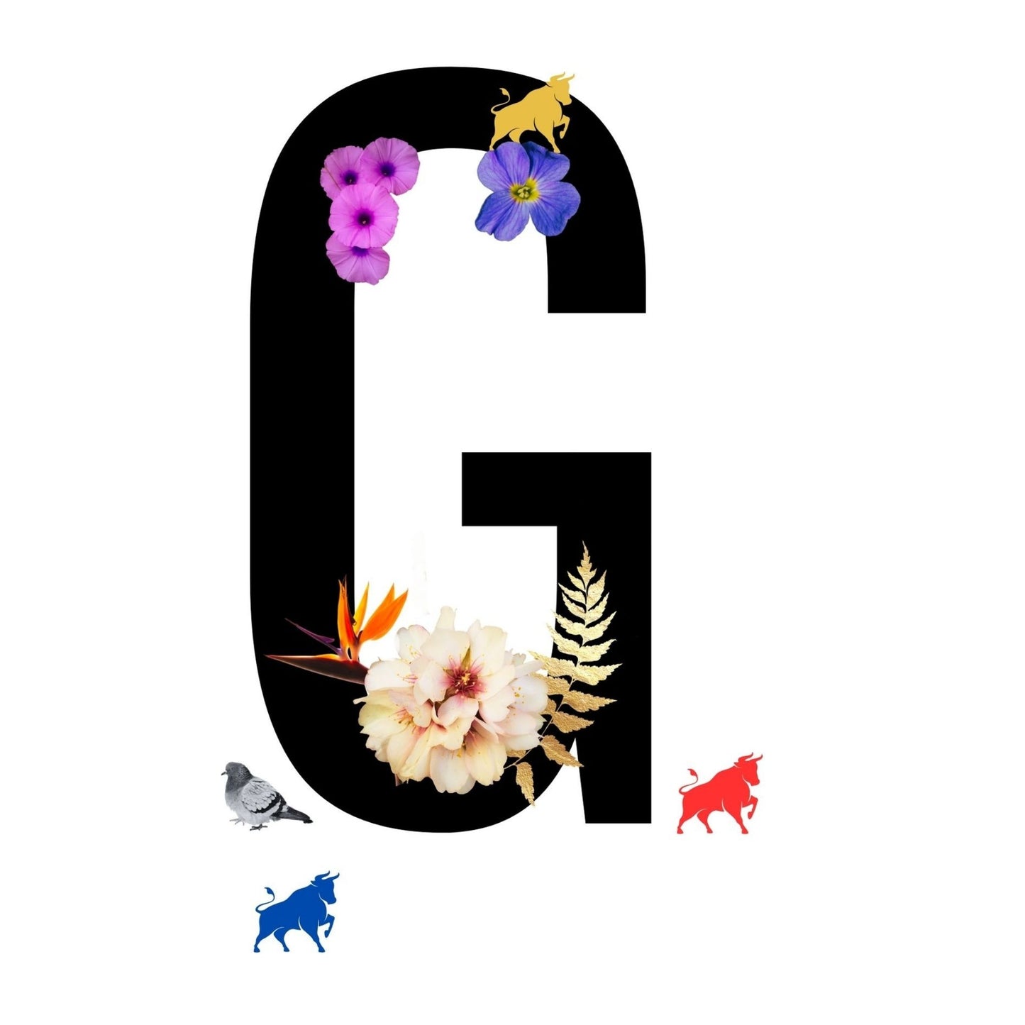 Alphabet Monogram open edition fine art prints