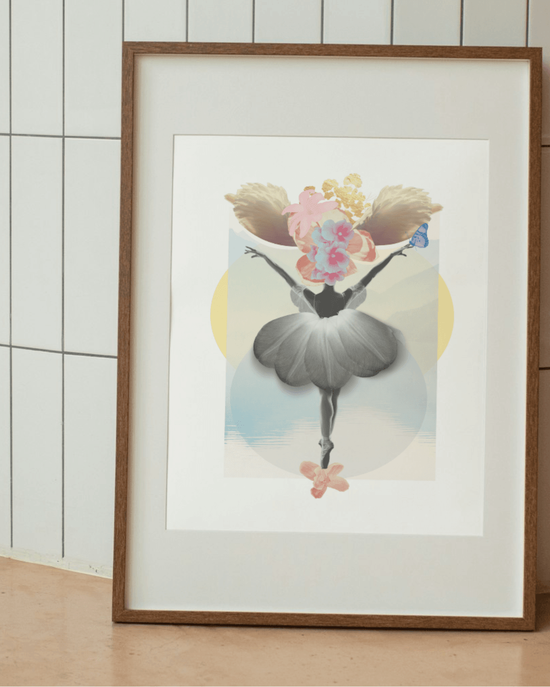 Swan Lake En Pointe ballet artwork - Brummy Artist UK