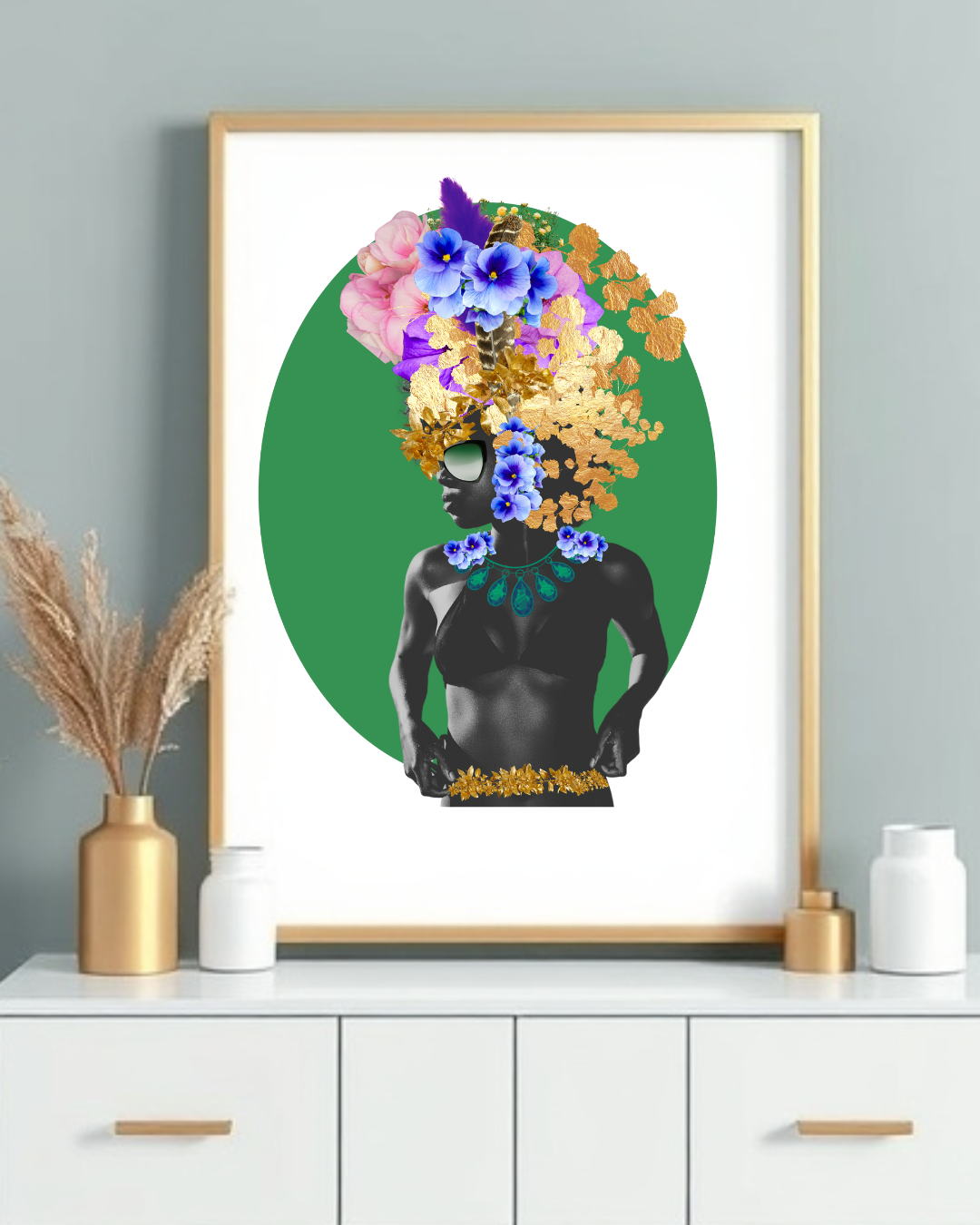 "Golden Bloom" Art Print - Open edition giclée fine art print
