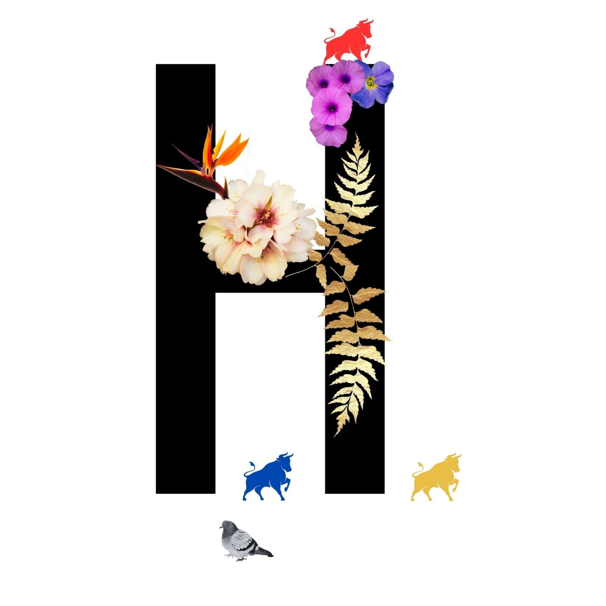 Alphabet Monogram open edition fine art prints