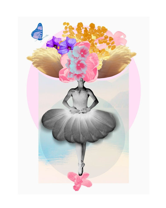 Swan Lake First Position ballet artwork
