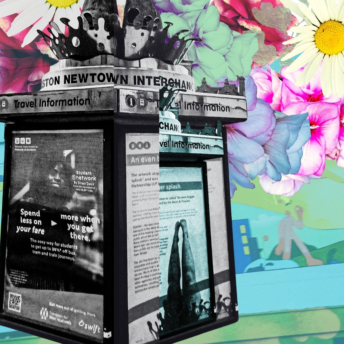 Diving Lady (Newtown) open edition fine art print