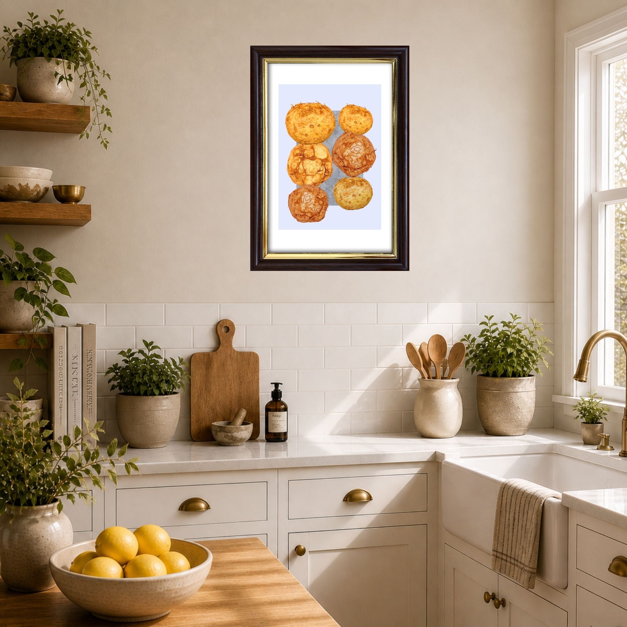 The Humble Celeriac collage — A4 Limited Edition (25)